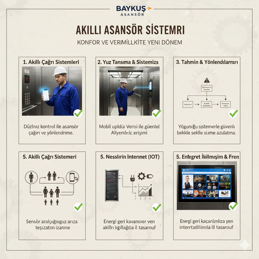 Akıllı Asansör Sistemleri: Konfor ve Verimlilikte Yeni Dönem