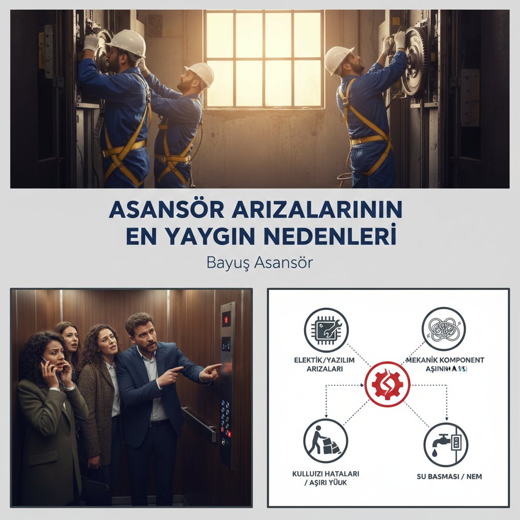 Asansör Arızalarının En Yaygın Nedenleri