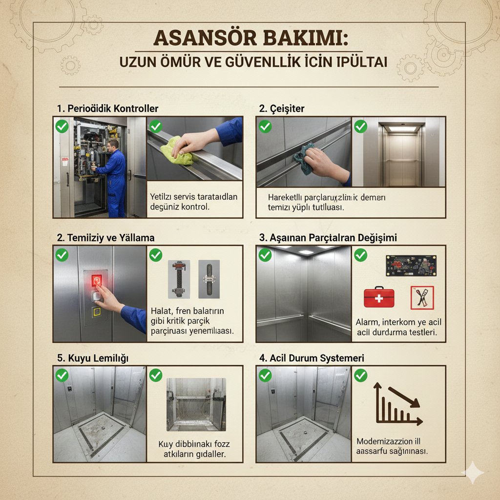 Asansör Bakımı: Uzun Ömür ve Güvenlik İçin İpuçları