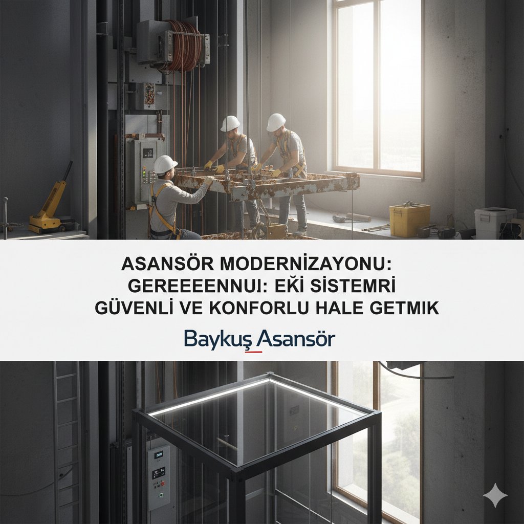 Asansör Modernizasyonu: Eski Sistemleri Güvenli ve Konforlu Hale Getirmek