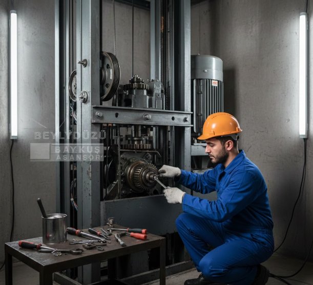 Beylikdüzü Baykuş Asansör: Mekanik Sistem Onarımı