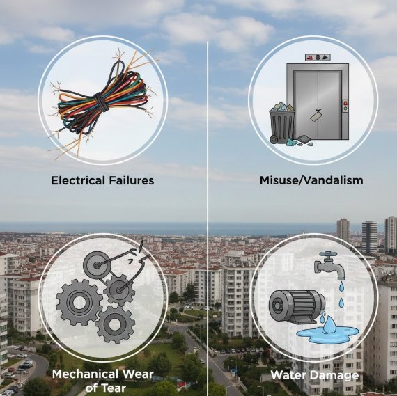 Beylikdüzü’nde Asansör Arızalarının En Sık Nedenleri