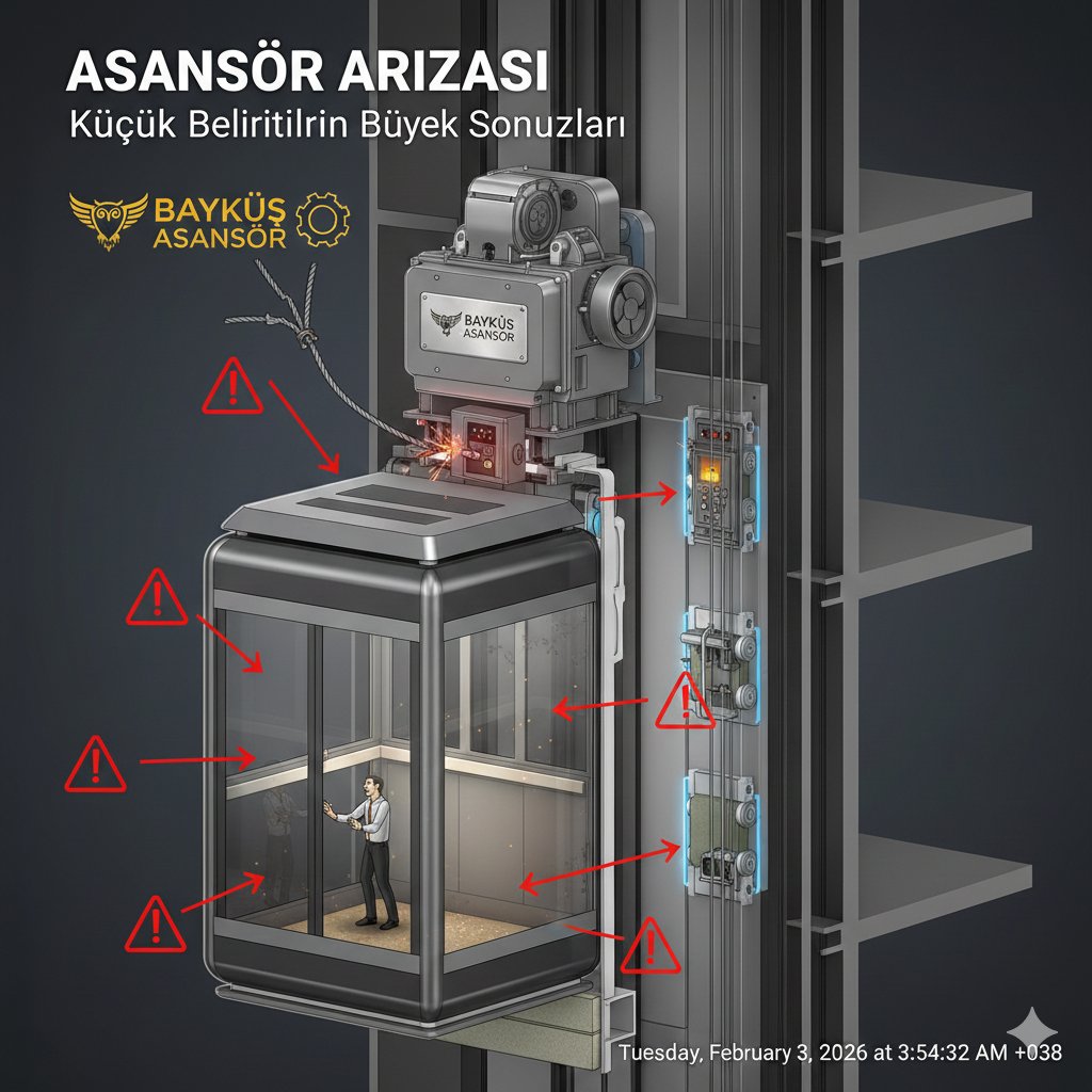 Bir Asansör Arızası Bize Ne Anlatır? Küçük Belirtilerin Büyük Sonuçları 