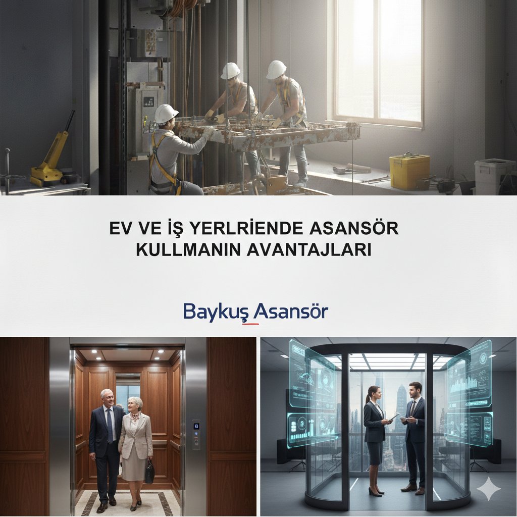 Ev ve İş Yerlerinde Asansör Kullanmanın Avantajları