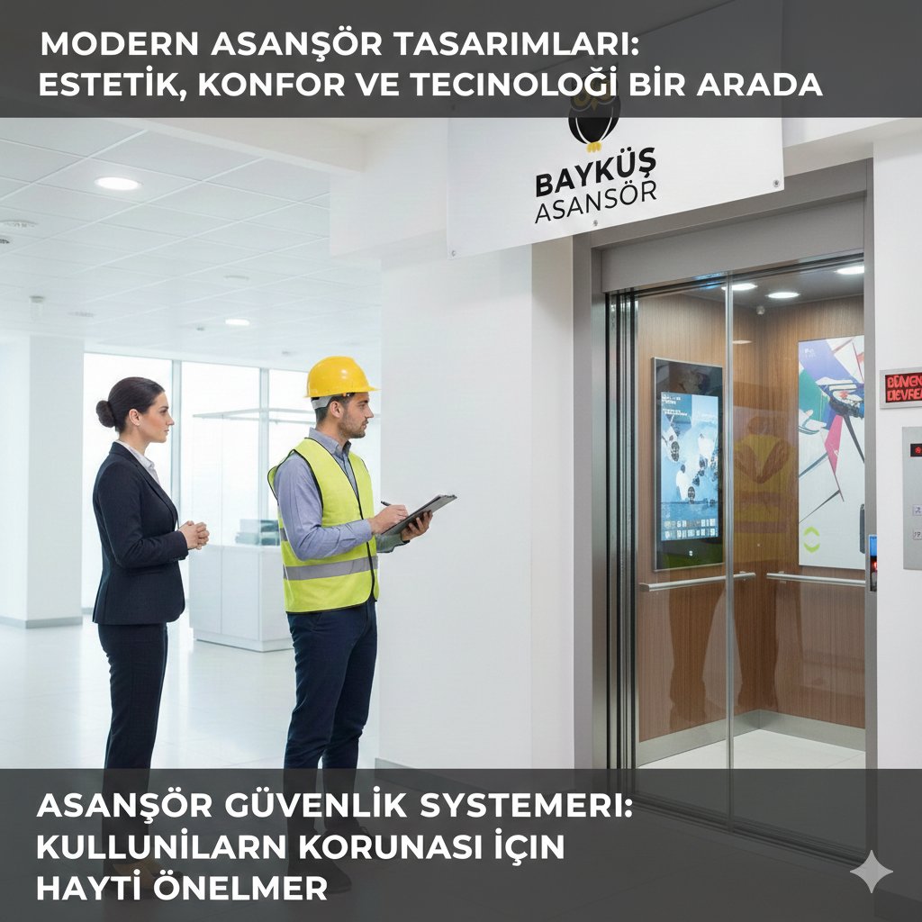 Modern Asansör Tasarımları: Estetik, Konfor ve Teknoloji Bir Arada