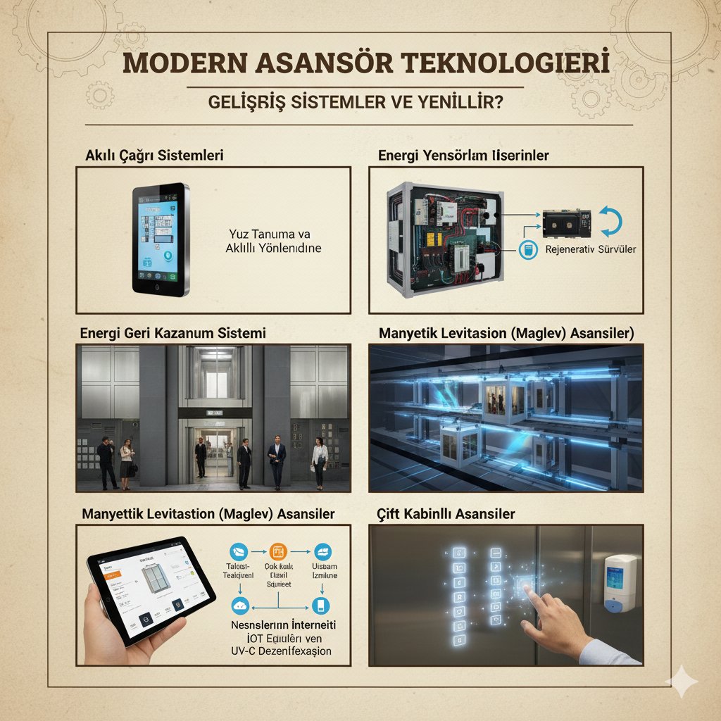 Modern Asansör Teknolojileri Nelerdir?