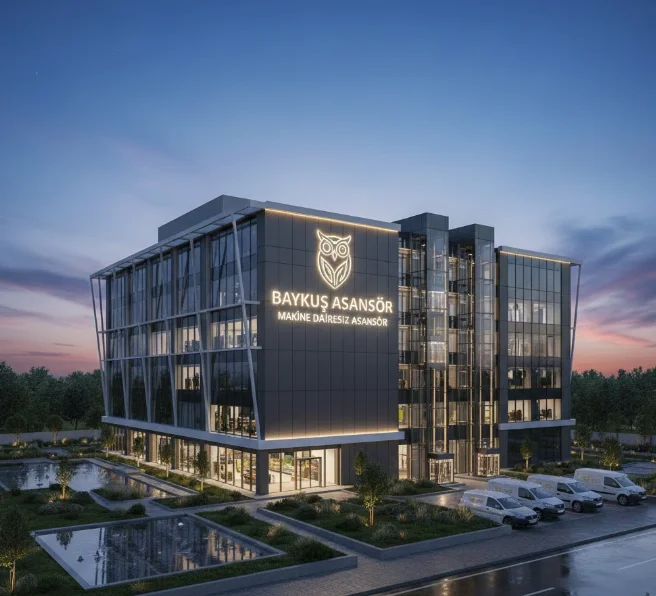 Makine Dairesiz Asansör